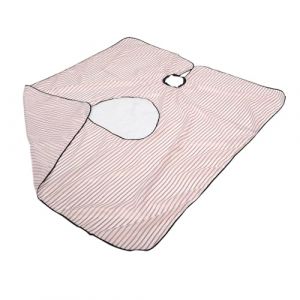 FRCOLOR Cape De Cheveux En Tissu Transparent Cape De Coupe De Cheveux Cape De Salon Cape De Barbier Capes De Salon De Coiffure Pour Hommes Cape De Coiffeur Capes De Commode Pour Adultes (Laners, neuf)