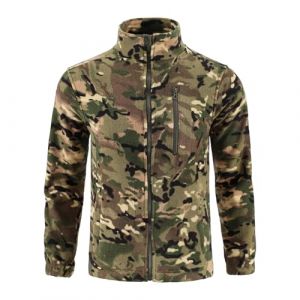 Générique Camouflage Chasse Tactiques Softshell Chaude Militaire Tactique Harrington Chasse Polaire Homme Hiver Chaud Treillis Chantier Camouflage Ski Hiver Parka XXL (YUOCHE, neuf)