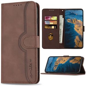 Bear Village Coque pour Samsung Galaxy Note 8, Antichoc Magn&eacute;tique Etui en Cuir PU, Housse avec Fentes pour Cartes pour Samsung Galaxy Note 8, Marron (Bear Village, neuf)