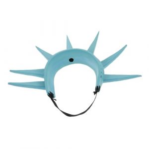 Healifty Serrage-t&ecirc;te Statue Libert&eacute; Couronne Et Torche En Plastique Rigide, Accessoire Costume Adulte Patriotique Pour F&ecirc;te D&eacute;guisement Halloween (Madonna Tied, neuf)