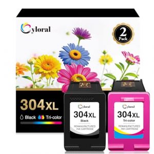 Cyloral 304XL Cartouche d'encre Remplacement Cartouche pour HP 304 XL Noir et Couleur Deskjet 3700 2600 3750 3760 3762 3755 2620 2621 2622 2630 3720 3724 3730 Envy 5000 5010 5020 5030 5032 Imprimante (Cyloral France Cartouche encre, neuf)