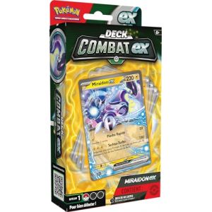 Pokémon: Deck Combat Miraidon-ex du JCC Pokémon (Deck de 60 Cartes prêt à l’Emploi) (POKELEMAN, neuf)