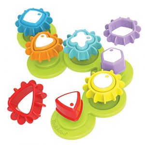 Yookidoo &ndash; Jeu de Formes et Engrenages - Jouet B&eacute;b&eacute; Educatif - Jeu Formes et Empilage - Jouet Construction- Motricit&eacute;, Eveil, Coordination - Cadeau Bebe 1 &agrave; 3 Ans (Espace pu&eacute;riculture et jouets, neuf)