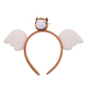 UPKOCH Serre-t&ecirc;te Cheval Ail&eacute; ​​- Accessoire de d&eacute;guisement animal du zodiaque - Ann&eacute;e du Cheval 2026 - D&eacute;corations pour Halloween, Nouvel An, No&euml;l et anniversaires - Marron (But Qihui, neuf)