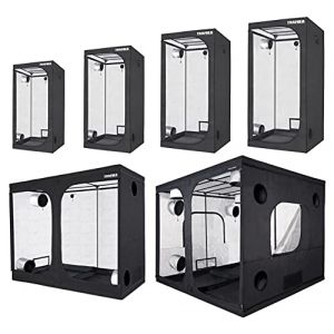 TRAFIKA Chambre de Culture Int&eacute;rieure 120x60x180 cm/Grow Tent/Grow Box/Armoire Indoor Culture/Armoire Grow Hydroponique/Mylar Premium 97% R&eacute;flectivit&eacute; (HYDROZONE, neuf)