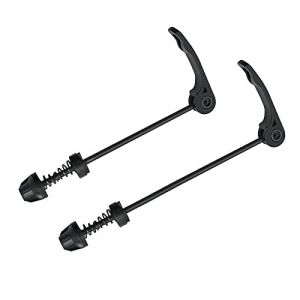 Alliage D'aluminium pour Vélo Moyeu Roue, Libération Rapide de Vélo, Brochette de Vélo Déverrouillage Rapide, Set de Serrage Rapide pour Vélo pour Vélo de Route VTT/brochettes de Vélo (JUNNING STORE, neuf)