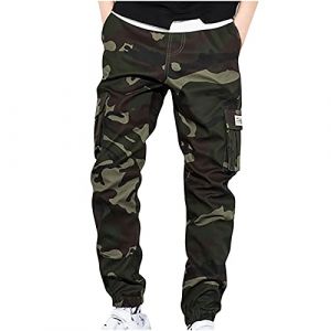 AEGJEGVD Pantalon Cargo Homme Militaire Camouflage Pantalon Cargo Homme Militaire Tactique Pantalon de Chasse Pantalon de Surv&ecirc;tement pour Homme Pantalon de Jogging Pantalons de Randonn&eacute;e Homme (⭐⭐⭐⭐⭐AEGJEGVD⭐⭐⭐⭐⭐, neuf)
