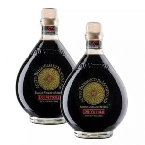 Bis Vinaigre Balsamique de Modena IGP Due Vittorie Oro 500 ml x 2 (Olico.it, neuf)