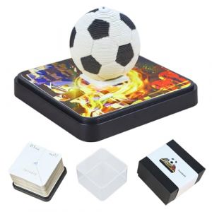 AVCXEC Calendrier 3D 2026, 2026-Calendrier de bureau 3D, calendrie-r 3D &agrave; d&eacute;chirer 2026, Bloc-notes 3D, calendrier de la Pi&egrave;ce 3d Time 2025, pour Nouvel An, Saint-Valentin, No&euml;l (Football) (DongGuanShi FeiDa DianZi ShangWuYouXianGongSi, neuf)