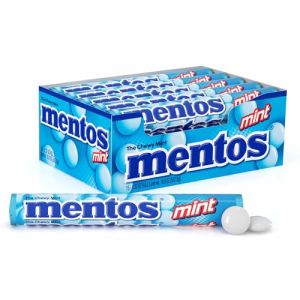 Mentos Peppermint (Economy Case Pack) 1.32 Oz Roll (Pack of 15) by Mentos [Foods] (My Universal Candy, neuf)