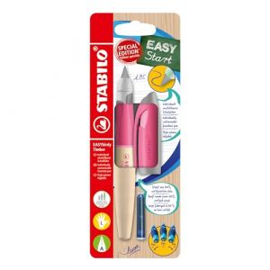 STABILO EASYbirdy Timber - Stylo plume enfant - Blister carton x 1 stylo plume - gaucher + 1 clé de réglage - rose (STABILO, neuf)