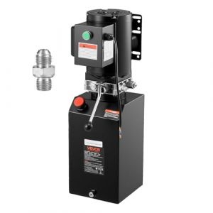VEVOR Pompe Hydraulique &agrave; Simple Effet, Groupe de Bennage pour Camion-benne 14,2 L, D&eacute;bit d'Huile 6,3 L/min, Pression de D&eacute;charge Max. 22 MPa, pour Remorque &agrave; Benne Basculante Chariot &Eacute;l&eacute;vateur (VEVOR Direct Store FR, neuf)