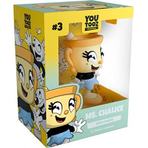 You Tooz Youtooz Cuphead Ms. Calice Figurine de 11,4 cm Cuphead Figurine en Vinyle de Mme Calice de la Collection Cuphead (MrPackage, neuf)