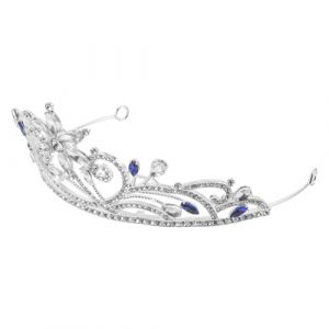Gogogmee Couronne T&ecirc;te de Lit en Alliage Strass, Diad&egrave;me de Mariage en Cristal, Bandeau Couronne de F&ecirc;te de No&euml;l pour Femmes et Filles, Accessoire Photo &Eacute;l&eacute;gant pour C&eacute;r&eacute;monie et R&eacute;veillon (Kolding Luo, neuf)