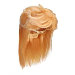 Veemoon Perruque Mulet Blonde Synth&eacute;tique Coupe Mulet Ann&eacute;es Pour Homme Accessoire D&eacute;guisement Halloween Soir&eacute;e (lucy Liu, neuf)
