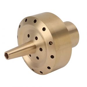 Yctze Colonne de Buse de la Fontaine en Laiton Tête de Pulvérisation Sprinkler Tête pour Un étang de Jardin - Effets Visuels élégants et Jet-Jet Multidirectionnels (G1/2 Pouces) (Gorgeri, neuf)