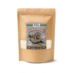 Biojoy Farine de coco BIO (1 kg), partiellement déshuilée et sans sucre ajouté (Biojoy, neuf)