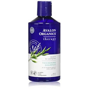 Shampooing épaississant Avalon Organics biotine Complexe B –-0,4 l (emballage Peut varier) (Gorgeous Result, neuf)