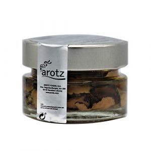 Carpaccio de truffe 50 g. Carpaccio Tuber aestivum en tranches (60%) &agrave; l'huile d'olive ar&ocirc;me truffe noire tuber magnatum (40%). Poids net 30 g. Truffe lamin&eacute;e. (DUAMY INNOVA, neuf)