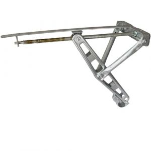 B&eacute;quille d'angle pour caravane, remorque, avec pied fixe en acier galvanis&eacute; &agrave; chaud, 50 cm, jambe d'appui de 1100 kg, convient pour support de caravane (hummelladen, neuf)