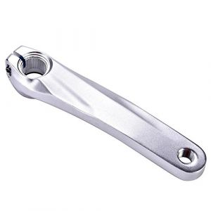 VBESTLIFE Bras de manivelle de vélo, Alliage d'aluminium de Bras de manivelle Gauche de vélo pour pédalier 590 610 SLX XT (Argent) (Tenyse, neuf)