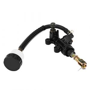 Maître-Cylindre De Frein En Alliage D'aluminium Moto Frein À Pied Arrière Maître-Cylindre Hydraulique Moto Pompe De Frein Réservoir pour GSXR1300 GSXR600 SV650 SV1000 GSF1200 (Terisassa, neuf)