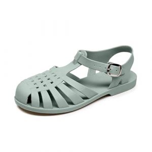 Sandales en Caoutchouc pour Femme, Unisexes, en Plastique, Chaussures Classiques à Boucle Transparente, Sandales en Caoutchouc, Chaussures de Plage en Cristal Geschenke (vicici-cinea, neuf)