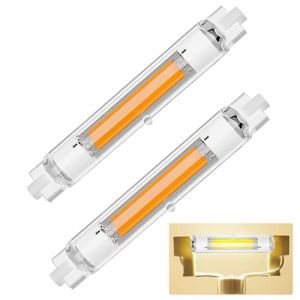 Dvnoua Ampoules R7S LED 118mm Dimmable 30W, R7S LED 118mm &Eacute;quivalent &agrave; 300W Ampoule Halog&egrave;ne J118mm, Blanc Naturel 4000K 3000LM, Sans Scintillement, &Eacute;clairage &agrave; Faisceau 360&deg;, lot de 2 (llcllc, neuf)