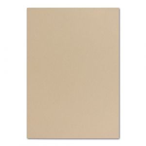 FarbenFroh by GUSTAV NEUSER - 50x A5 Papier Caramel (Marron) - 148 x 210 mm - 120 g/m&sup2; - Pour Lettres, Bricolage et Argile (GUSTAV NEUSER GmbH, neuf)