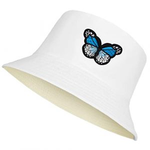 Tuopuda Bob Homme Femme Chapeau de Soleil en Coton Anti-UV Chapeau de P&ecirc;cheur Casquettes Visi&egrave;res Outdoor Bucket Hat &Eacute;t&eacute; Pliable pour Voyage Plage Jardinier Randonn&eacute;e Camping, A (GHF-Direct, neuf)
