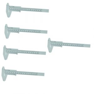 KOMBIUDA 5pièces Règle à Sourcils Plastique Outil De Mesure Professionnel Pour Microblading Design De Sourcils Règle Coulissante Pratique Et Portable Lecture Claire Et Précise (Busk Sunset, neuf)