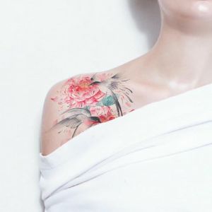 Tatouage Ephemere Tatouages Temporaires Hirondelle Fleur De Lotus Bras Japonais Ukiyoe Imperméable Durable Style Chinois Oiseau Hommes Et Femmes Autocollant Faux Tatouage Grande Image Petite Image (ZhouKouShiXinRuiJianSheGongChengYouXianGongSi, neuf)