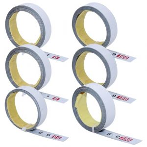 AIMEKE 6 Pièces Mètre à Ruban en Acier au Carbone Auto-adhésif 1 m/2 m Règle Métrique Auto-adhésive Règle en Acier à L'échelle Collante pour Établis et Machines (Avant, Arrière, Centrage) (ZIXUYS, neuf)