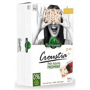 PAUL HEUMANN | Croustia Pain Azyme Froment 400G | Lot De (2) | livraison offerte (Les Trois Mousquetaires, neuf)