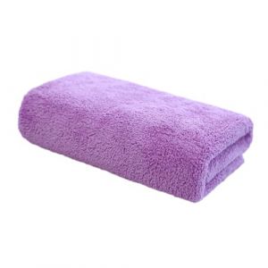 CALLARON 5 Pièces Lingettes Démaquillantes En Microfibre De Toilette Exfoliant Doux Du Visage Serviette Exfoliante Lingette Demaquillante Violet,mauve (Raindrops On Roof, neuf)