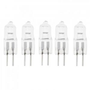 UGEFKMQ Ampoules Halog&egrave;nes G4 20W 12V 5W 10W 50W Ampoule Lampe Halog&egrave;ne G4 &Agrave; 2 Broches Base Blanc Chaud Dimmable,10W,5Pc (lsss, neuf)