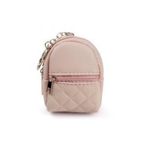 AfitLulu Trousse à crayons à lèvres - Petit sac à dos en forme de mini sac à dos avec porte-clés et poche zippée à 2 couches - En cuir synthétique - Pour ranger les clés de monnaie et le rouge à (RHH Trading, neuf)
