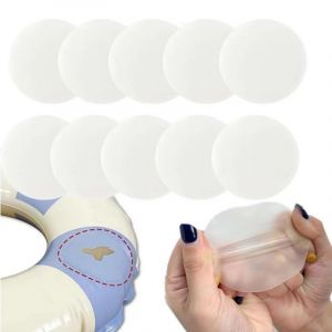 Kit de réparation gonflable 10 pièces étanche, ruban de réparation de piscine en TPU de 3 pouces, ruban de réparation pour matelas pneumatique, château gonflable, jouet gonflable, tente, boué (XIANXIAN LI, neuf)