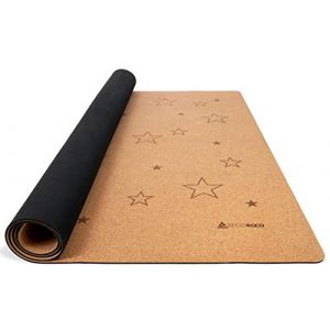 Secoroco Tapis de Jeu pour b&eacute;b&eacute;s et Tout-Petits, en li&egrave;ge et Caoutchouc, Stars 140x110cm, Anti-allerg&egrave;ne et antid&eacute;rapant, Tapis Rampant en mat&eacute;riaux naturels, avec Sac de Transport (Secoroco, neuf)