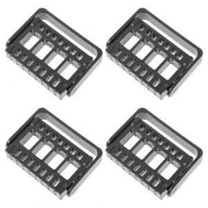 Homoyoyo 4 Pi&egrave;ces Nail Drill Bits Organizer Stand With Portable Nail Tools Storage Rack For Salon And Home Manicure Accessories (HuanYH, neuf)