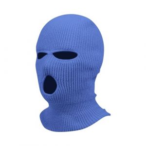 Cagoule Hiver Mode Balaclava Tricot&eacute; Int&eacute;gral 3 Trous Homme Chapeau Tricot&eacute; Femme Hiver V&eacute;lo Ski Cagoule Unisexe Sports (VJOAIDJOI, neuf)