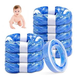 9 Pièces Recharge Poubelle a Couche, 4.5M Sac Poubelle Couche Grande Capacité l'environnement, Compatible avec AngelCare, Litter Locker II, Foppapedretti (8 Sacs & 1 Cassette de Recharge) (MARIANADE S.R.L., neuf)