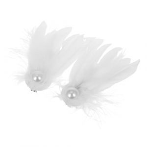 BESPORTBLE Pince à Cheveux En De Perles Costume De Cygne Femme Casque De Cygne Pince à Cheveux Cygne Ailes De Cygne Déguisement De Cygne Casque Yzma La Plume Blanche (Linspencer, neuf)