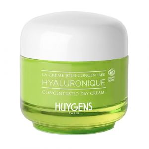 HUYGENS Crème Jour Concentrée Hyaluronique, Soin Anti-rides Bio, Hydratant et Nourrissant, Pour Peaux Sèches à Très Sèches, Avec Acide Hyaluronique et Beurre de Karité (HUYGENS, neuf)