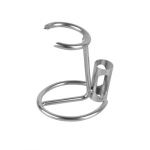 Linkidea Support de rasoir, support de rasoir en acier inoxydable pour homme, accessoires de salle de bain et de douche, compatible avec Merkur 34HD, Vikings Blade (argent) (LinkideaEU, neuf)