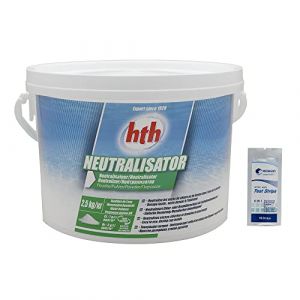 HTH NEUTRALISATOR Granul&eacute;s (Cristaux) - 2,5kg | Neutralisateur de Chlore et de Brome + 10 Tests HPS OFFERTS 6 en 1 (HEXAGON PISCINE ET SPA, neuf)