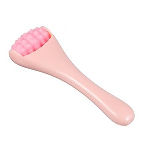 OSOLADY Appareil Masseur Peau Des Yeux Visage Compact Multifonctionnel Pour Absorption Améliorée Des Soins Oculaires Visage Et Contour Des Yeux Silicone Rose Usage Quotidien (Yunomiy, neuf)