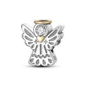CYMYSS Breloque en Argent Sterling 925 pour Bracelet Perles Charm Bracelet Charms et Perles pour Femme Charms et Breloques pour Femme Pendantes (Ange gardien) (CYMYSS, neuf)