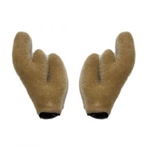 Jingyash Cornes de cerf en Peluche, Bois de Casques de Moto - Décoration d'élan de Noël en Peluche,Décorations de Casque de sécurité, Accessoires de Casque de Moto, décorations Mignonnes pour Le (jingyash, neuf)