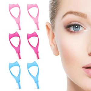 6 outils de maquillage de cils 3 en 1 pour faux cils sup&eacute;rieurs et inf&eacute;rieurs, excellents outils de maquillage des yeux pour femmes, filles, dames et d&eacute;butantes (rose, bleu, rose rouge). (ANETTEE GLOBALISS, neuf)